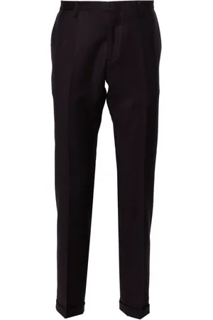 Paul Smith Flannel slim-cut trousers