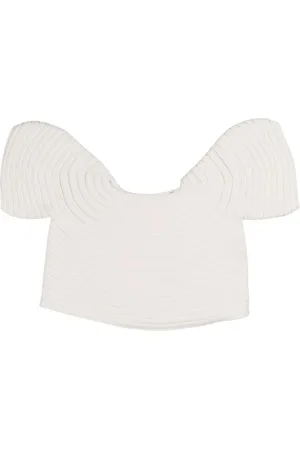 PLEATS PLEASE ISSEY MIYAKE Mushroom Knit blouse