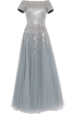 Jenny Packham Lyra crystal-embellished gwon