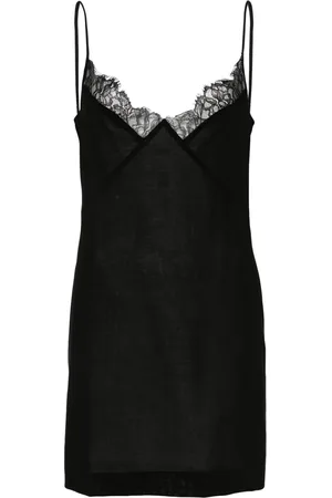 BLUMARINE Lace-trim mini dress