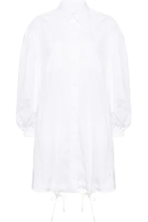 Simone Rocha Button placket trapeze shirt dress