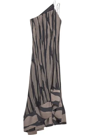 Lanvin Asymmetric plissé dress