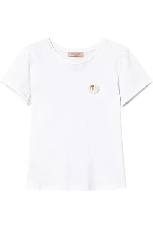 Twin-Set Brooch-detail T-shirt