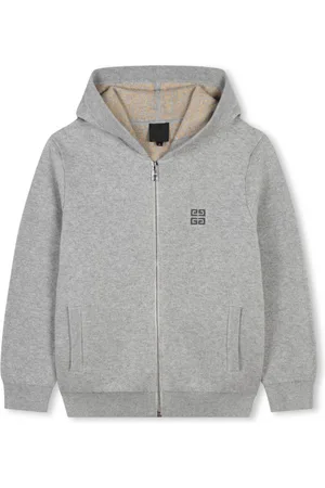 Givenchy Logo-embroidered zip-up hoodie