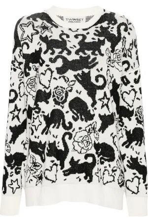 Twin-Set Patterned jacquard sweater