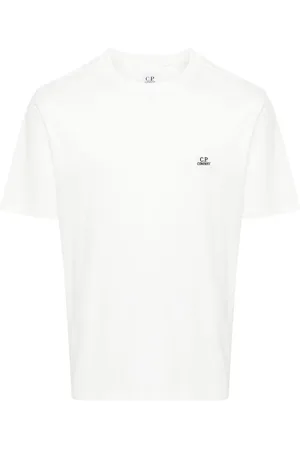 C.P. Company Logo-embroidered T-shirt