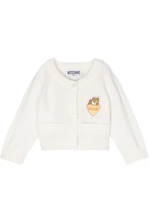Moschino Logo-patch cardigan