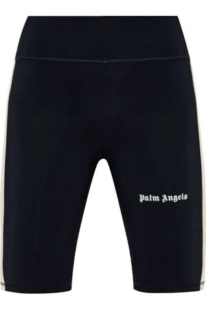 Palm Angels Logo-printed cycling shorts