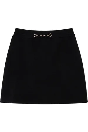 Twin-Set Rhinestone-appliqué mini skirt