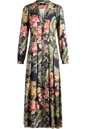 Etro Floral-printed twill shirt dress
