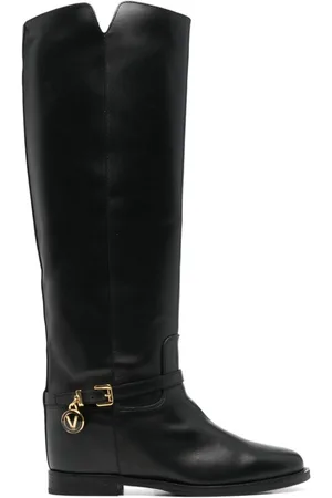 Via Roma Logo-charm boots