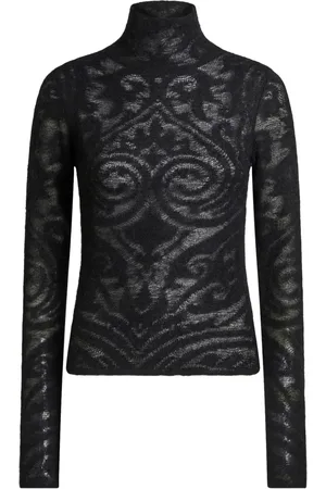 Etro Roll-neck jacquard sweater