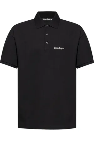 Palm Angels Logo-embroidered polo shirt