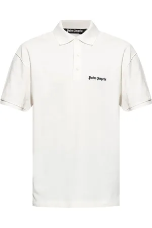 Palm Angels Logo-embroidered polo shirt