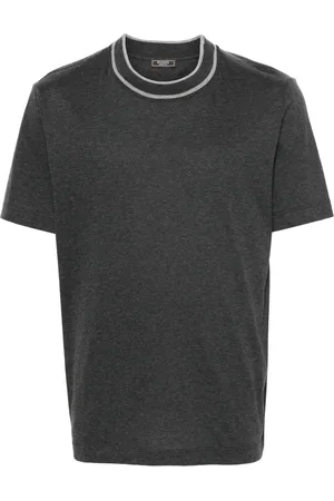 PESERICO SIGN Contrasting-collar T-shirt