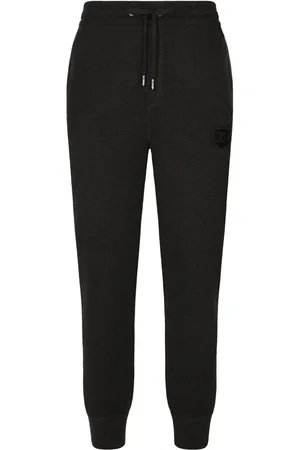 Dolce & Gabbana Drawstring wool-silk track pants