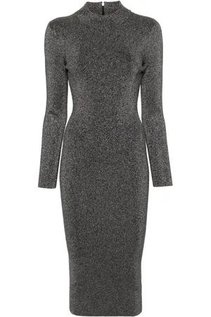 Michael Kors Lamé midi dress
