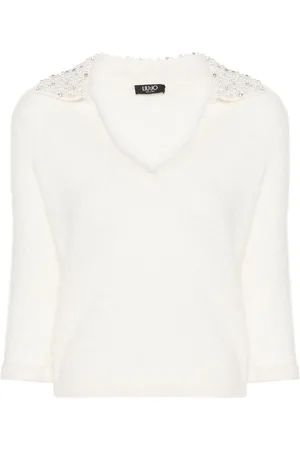 Liu Jo Bead-embellished sweater