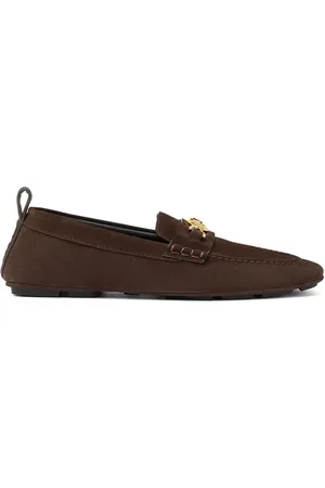 VERSACE Villa suede loafers