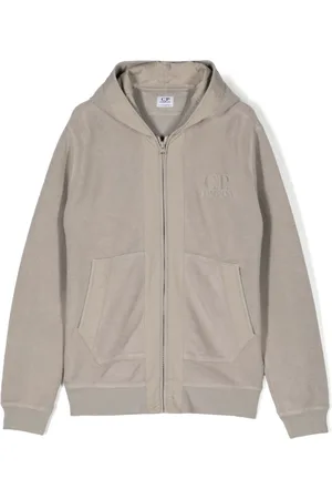 C.P. Company Logo-embroidered hoodie