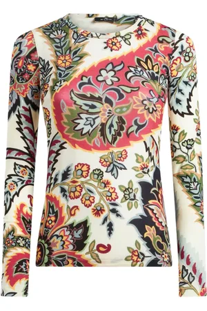 Etro Paisley-print jersey top
