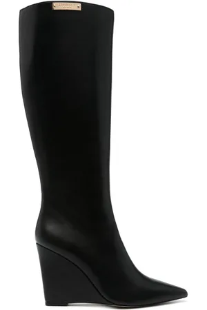 Twin-Set 100mm logo-plaque boots