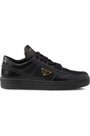 Prada Downtown leather trainers