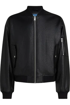 Karl Lagerfeld Coated-finish bomber jacket