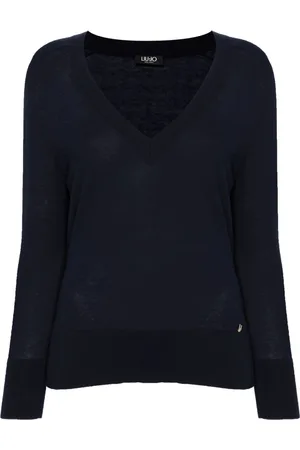 Liu Jo Logo-appliqué sweater