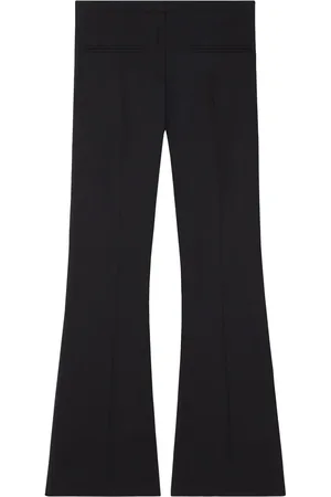 Courrèges Wool blend flared mid-rise pants