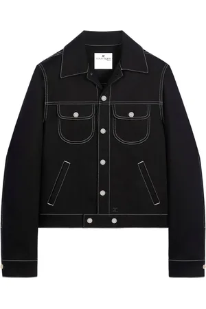 Courrèges Contrast-stitching denim jacket