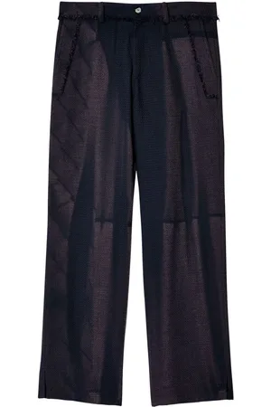 JiyongKim Sun-bleached tweed trousers