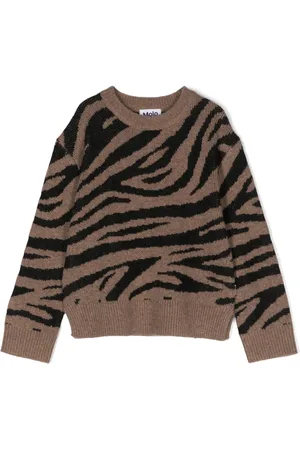 Molo Zebra knit sweater