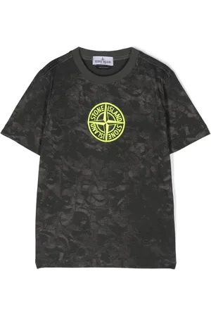Stone Island Embroidered-logo T-shirt