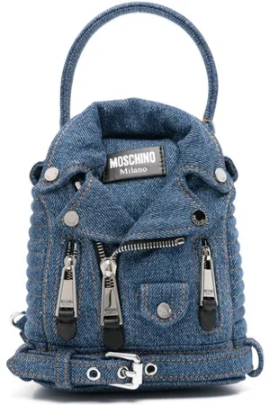 Moschino Denim biker backpack