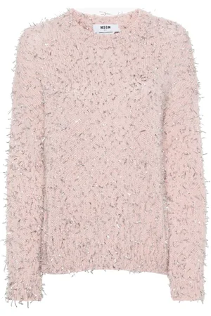 Msgm Metallic-threading sweater