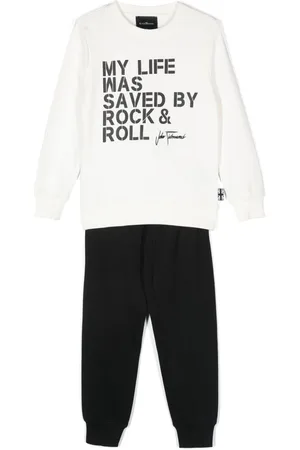 John Richmond Text-print tracksuit