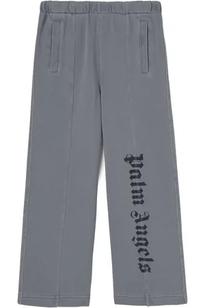 Palm Angels Logo-print cotton track pants