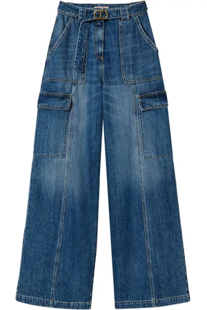 Twin-Set High-rise belted jeans
