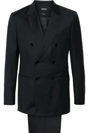 Ermenegildo Zegna Windowpane-pattern suit