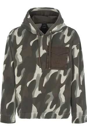 Armani Exchange Camouflage-pattern hoodie