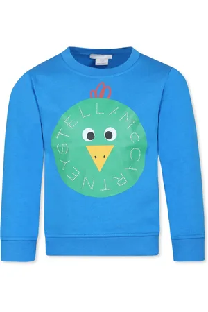 Stella McCartney Logo-chicken-print organic cotton sweatshirt