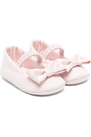 COLORICHIARI Bow-detail ballerina shoes