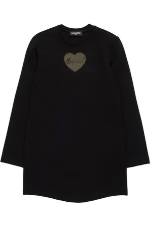 Dsquared2 Heart-appliqué sweater dress