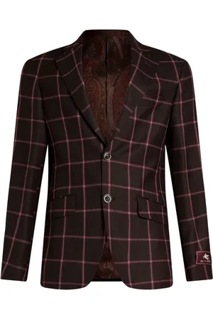 Etro Checked jacquard blazer