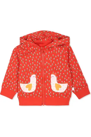 Stella McCartney Chicken-floral-print cotton hoodie