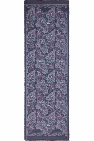 Etro Printed reversible scarf