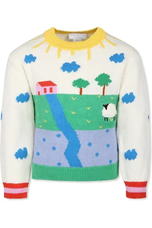 Stella McCartney Patterned-intarsia knit jumper