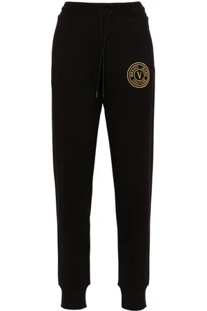 VERSACE Embroidered-logo track pants