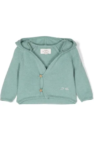 TEDDY & MINOU Logo-embroidered cardigan